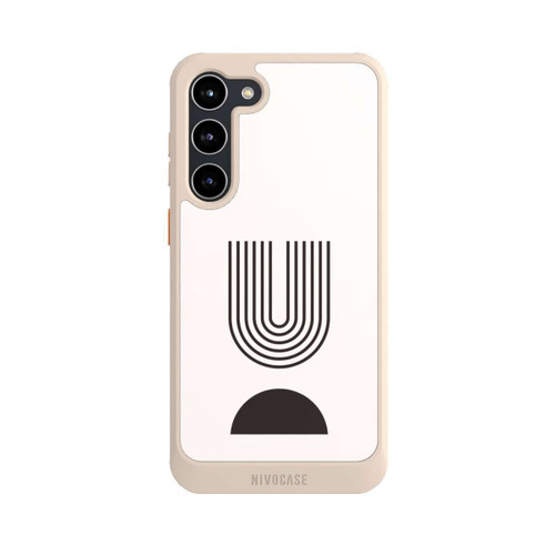 Samsung Galaxy S23+ NIVOcore Moderne Kunst Schwarze Linien