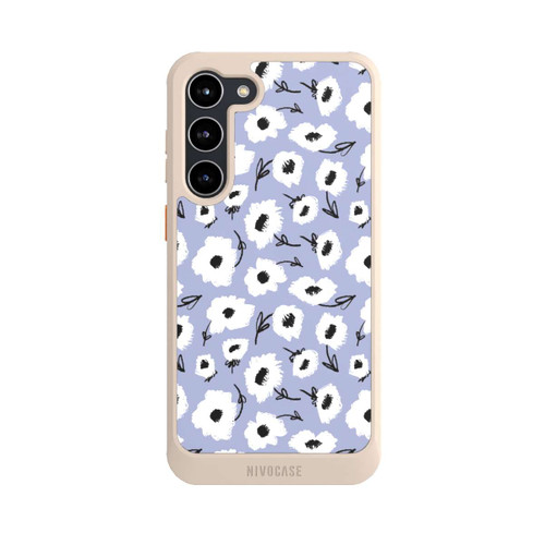 Samsung Galaxy S23+ NIVOcore Blumenmuster Lila