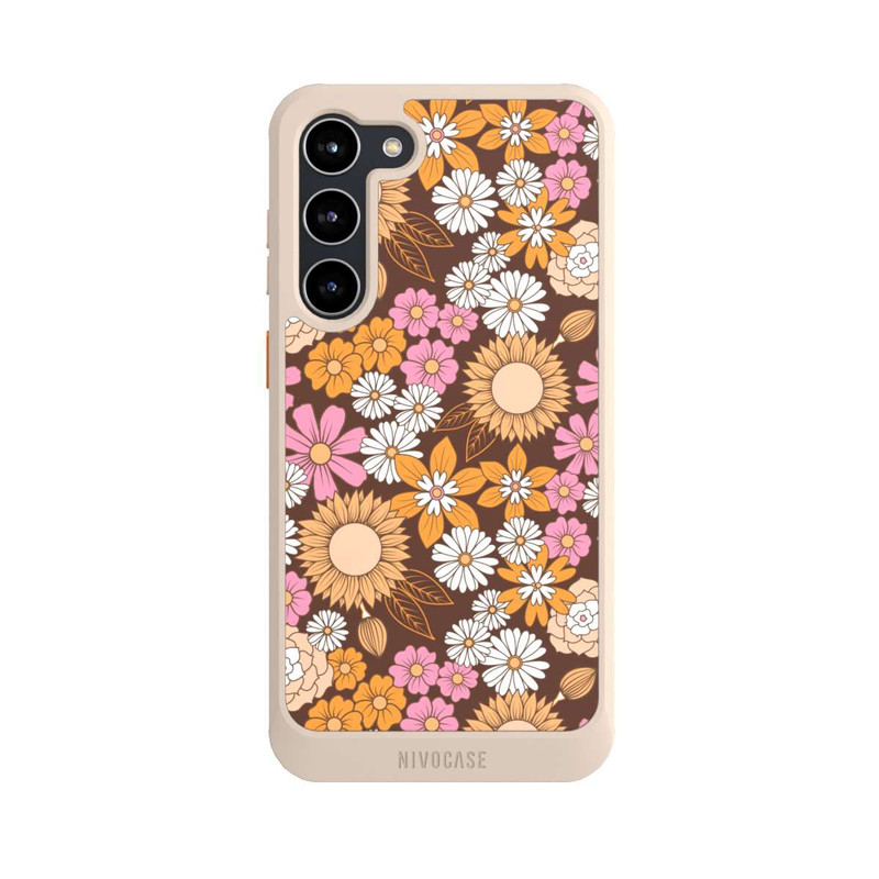 Galaxy S23 + NIVOcore Vintage Boho Blumen