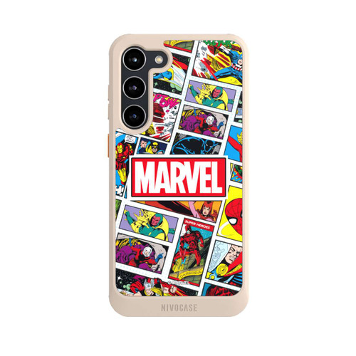 Samsung Galaxy S23+ NIVOcore Marvel Comic Pattern