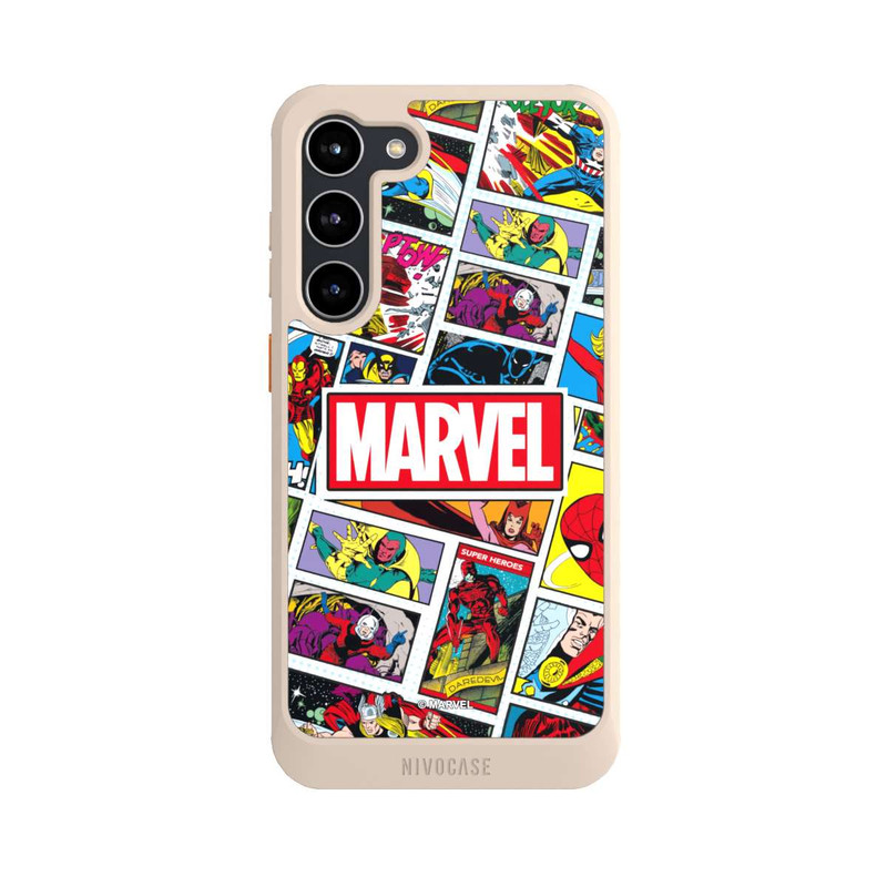 Galaxy S23 + NIVOcore Marvel Comic Pattern