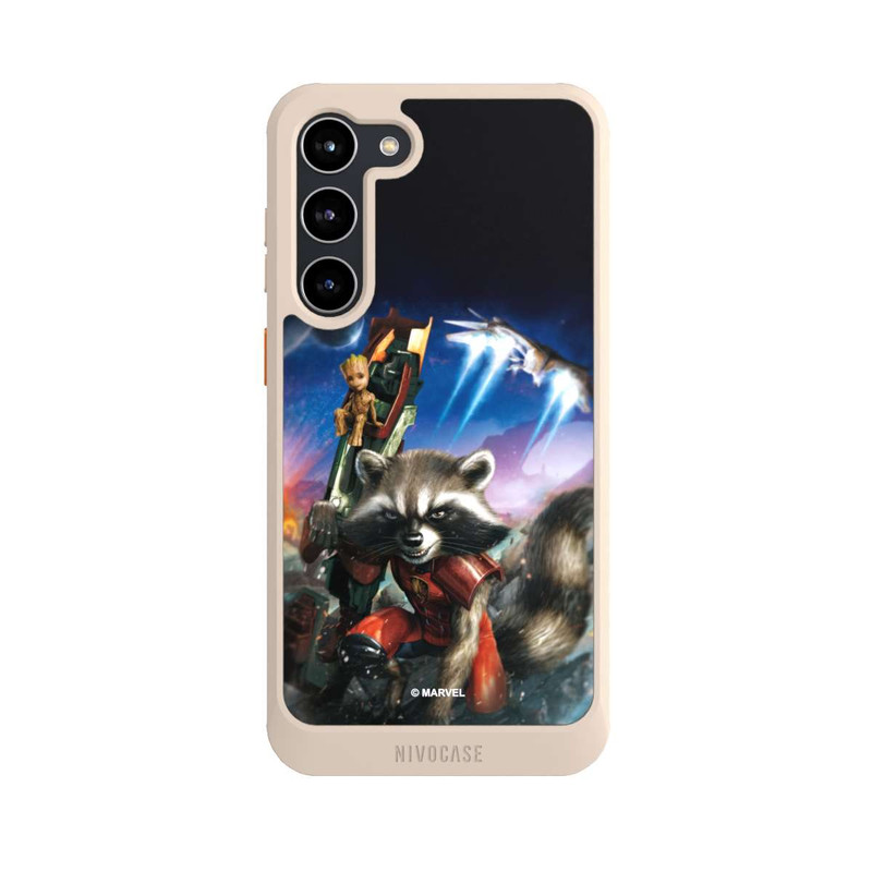 Galaxy S23 + NIVOcore Rocket & Baby Groot Guardians Of The Galaxy