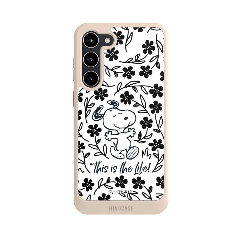 Galaxy S23 + NIVOcore Snoopy schwarz und weiß This Is The Life