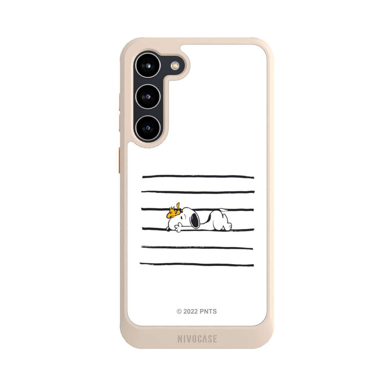 Galaxy S23 + NIVOcore Snoopy Woodstock Streifen