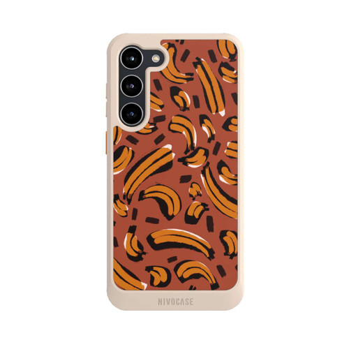Samsung Galaxy S23+ NIVOcore Abstrakte Bananen Muster