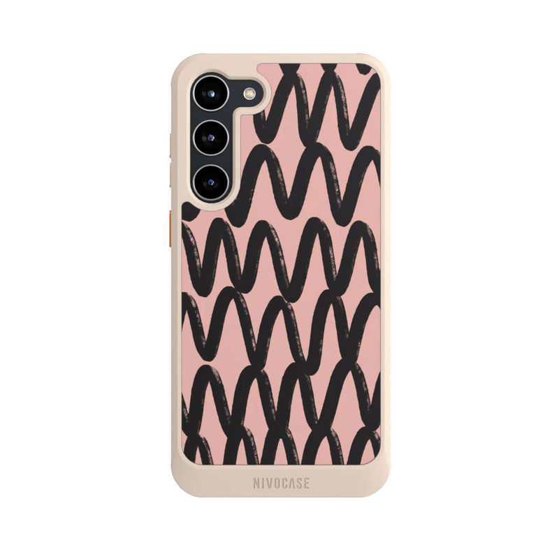 Galaxy S23 + NIVOcore Schwarzes Zickzack