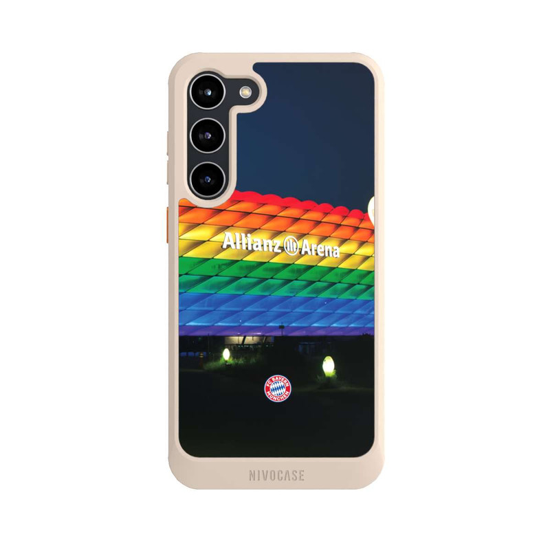 Galaxy S23 + NIVOcore Allianz Arena Regenbogen