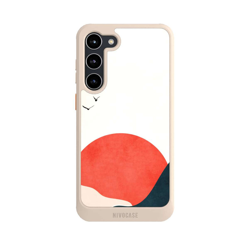 Galaxy S23 + NIVOcore Untergehende Sonne