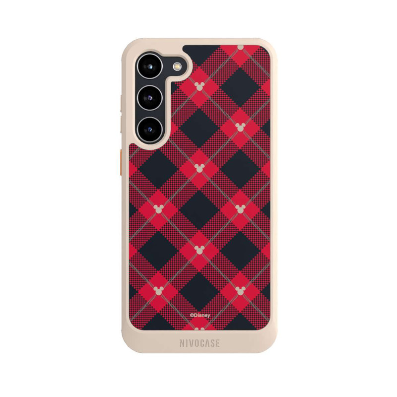 Galaxy S23 + NIVOcore Mickey Weihnachtsmuster Rot