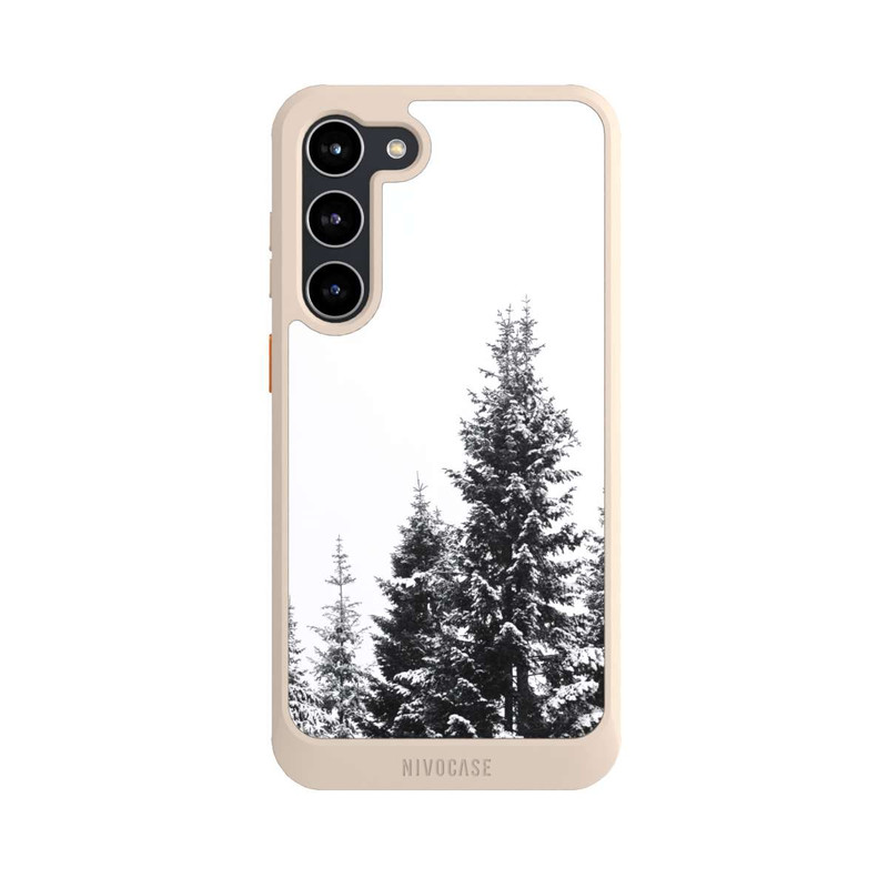 Galaxy S23 + NIVOcore Schneebedeckte Tannen