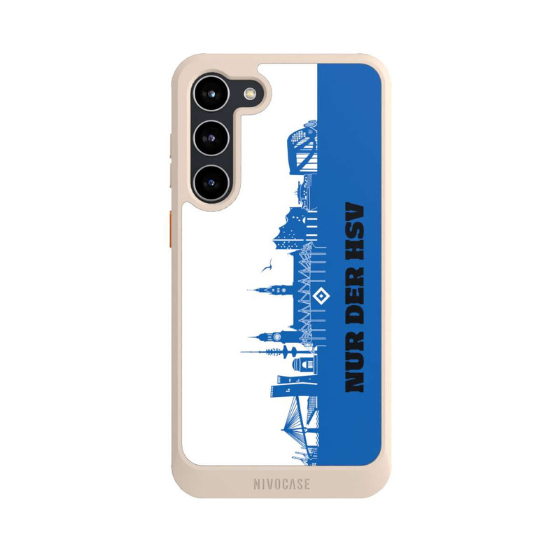 Galaxy S23 + NIVOcore HSV Skyline Blau Weiß