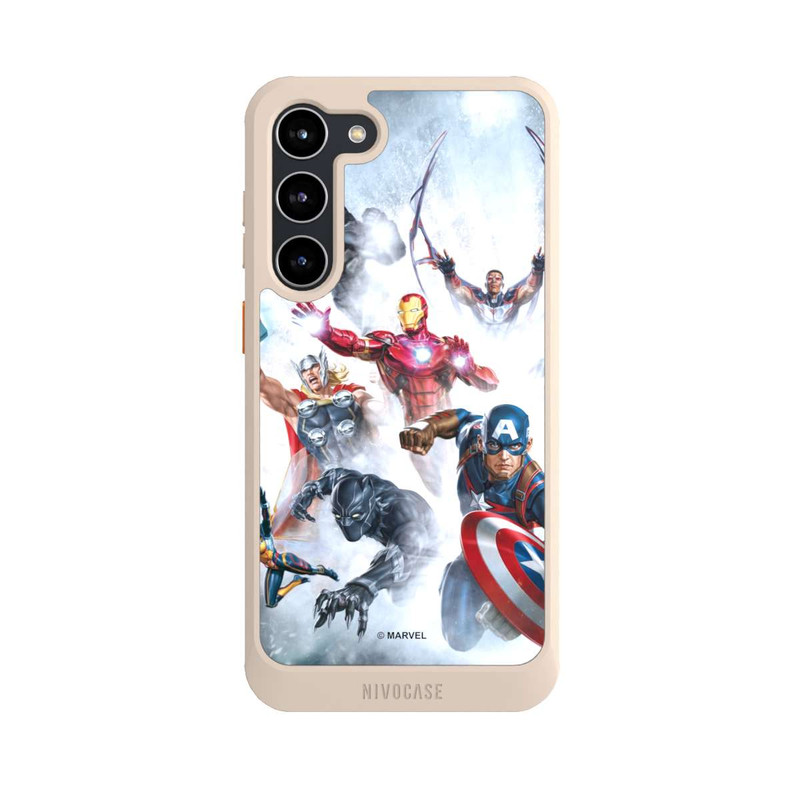 Galaxy S23 + NIVOcore Avengers Jumping at You