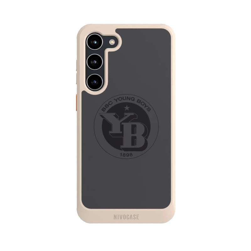 Galaxy S23 + NIVOcore BSC YB Logo Grau