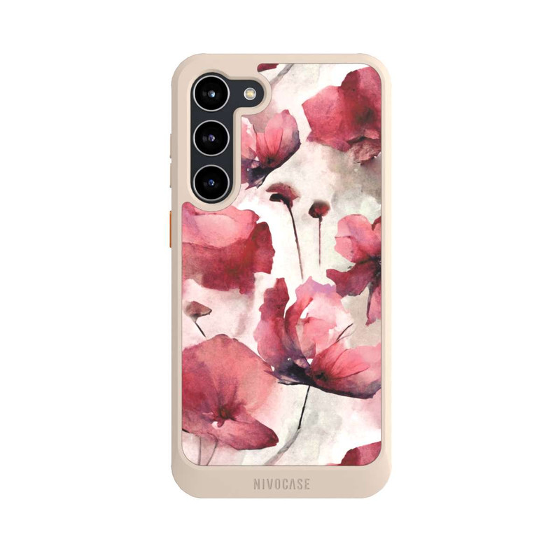 Galaxy S23 + NIVOcore Wilde Mohnblumen