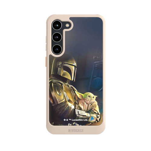 Samsung Galaxy S23+ NIVOcore Mandalorianer und Grogu im Schiff