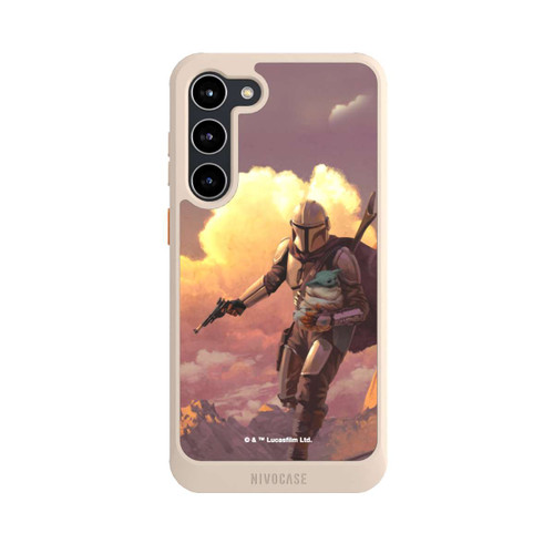 Samsung Galaxy S23+ NIVOcore Der Mandalorianer und Grogu Sonnenguntergang Wolken
