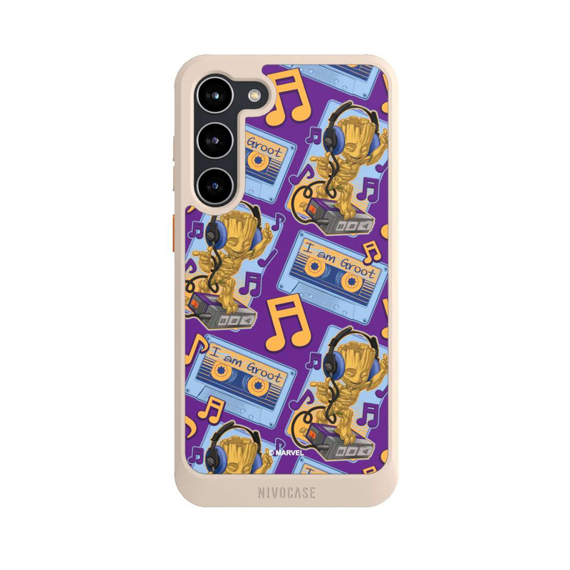 Galaxy S23 + NIVOcore Groot Comic Headphones Guardians of the Galaxy