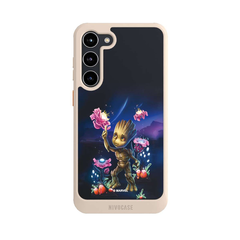 Galaxy S23 + NIVOcore Baby Groot Blumen