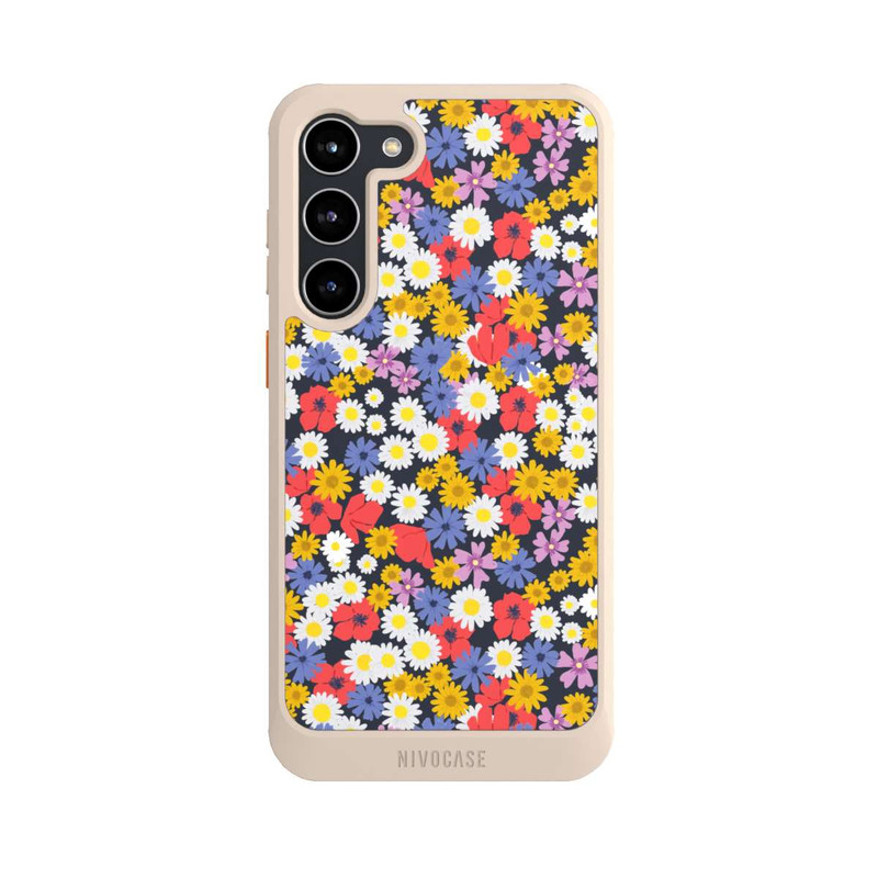Galaxy S23 + NIVOcore Wildblumen-Muster