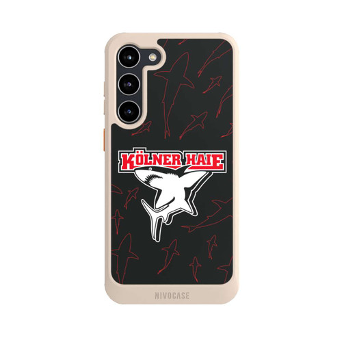 Samsung Galaxy S23+ NIVOcore Haie Muster Rot