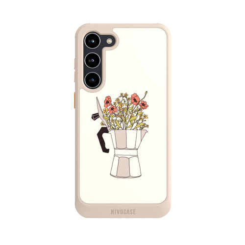 Samsung Galaxy S23+ NIVOcore Moka Blumen