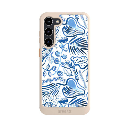 Samsung Galaxy S23+ NIVOcore Tropical Forest Leaves Blue