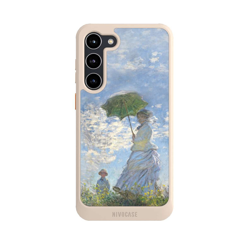 Galaxy S23 + NIVOcore Frau mit Sonnenschirm - Monet