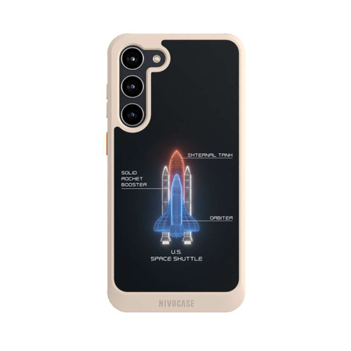 Samsung Galaxy S23+ NIVOcore Space Shuttle Drahtmodell
