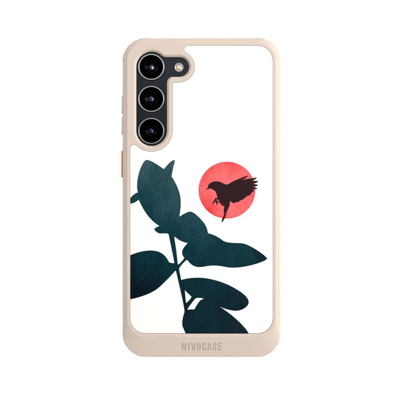 Galaxy S23 + NIVOcore Japanischer Vogel