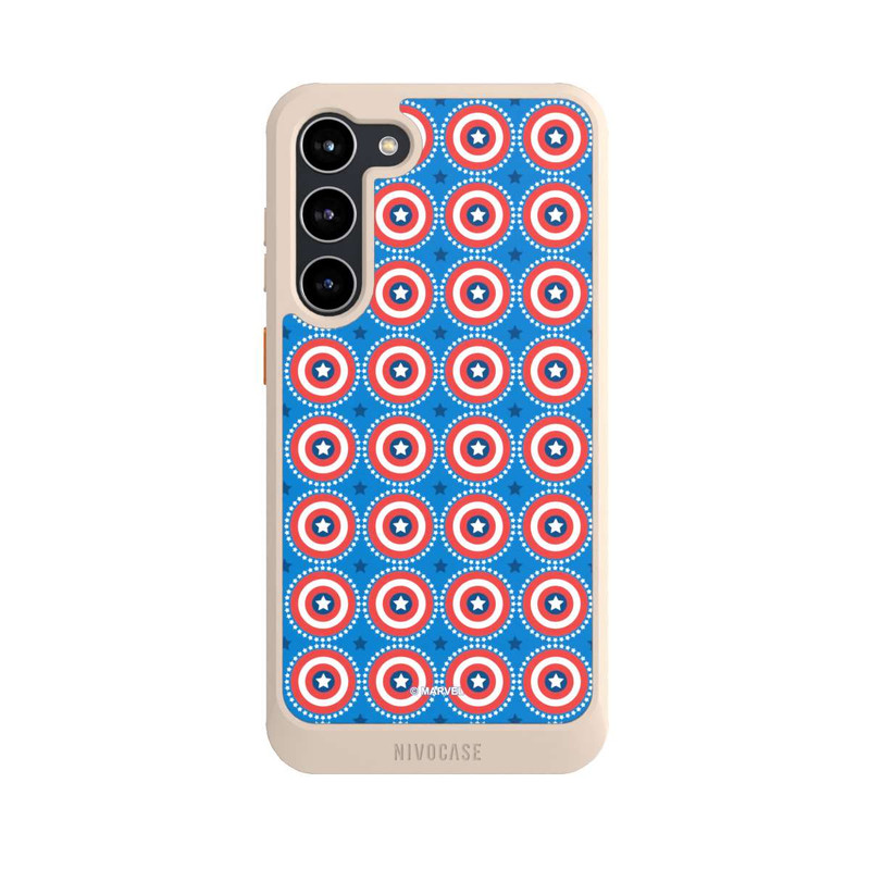 Galaxy S23 + NIVOcore Captain American Shield Pattern