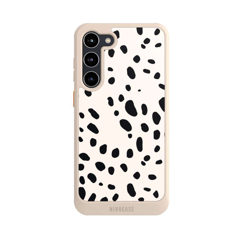 Galaxy S23 + NIVOcore Tiermuster Gepard Schwarz