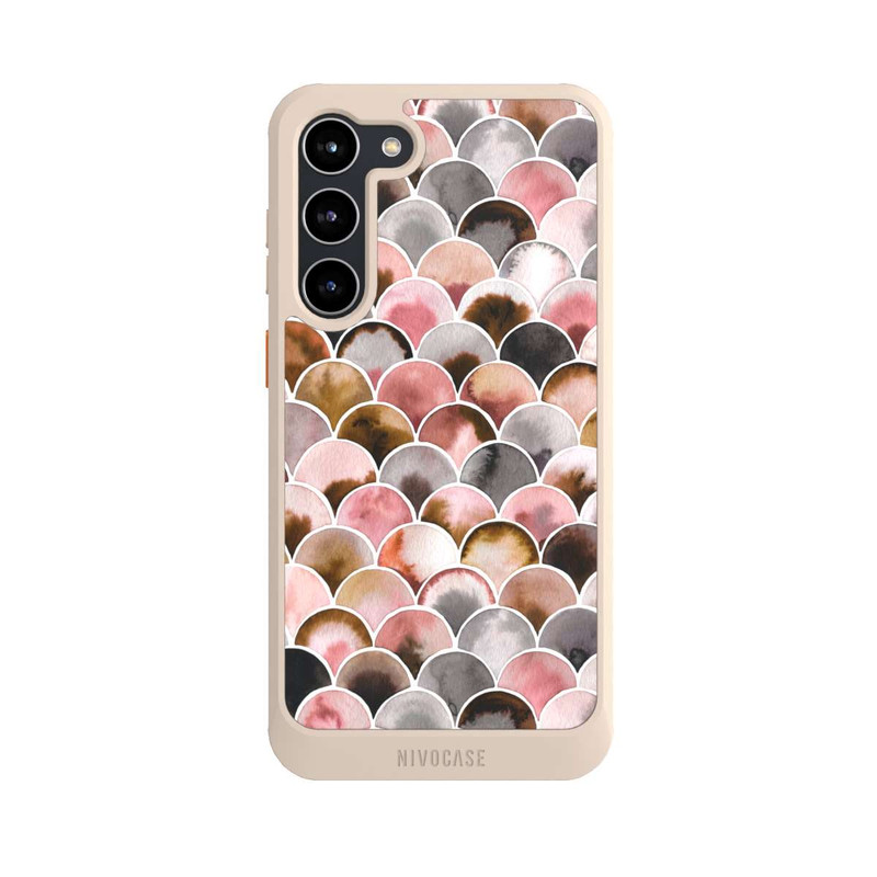 Galaxy S23 + NIVOcore Japandi Scales Pink Brown