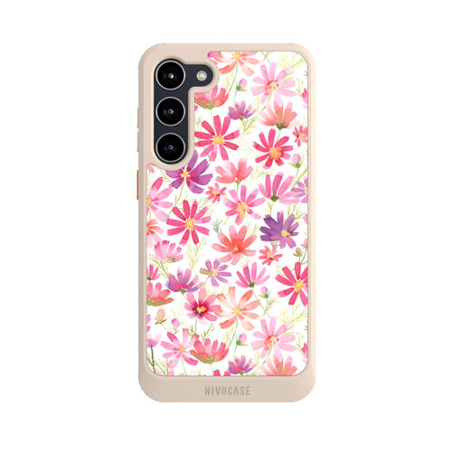 Samsung Galaxy S23+ NIVOcore Boho Cosmos Flowers Purple