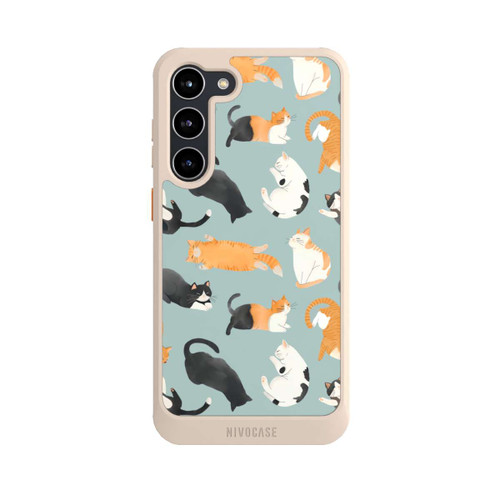 Samsung Galaxy S23+ NIVOcore Cats Pattern