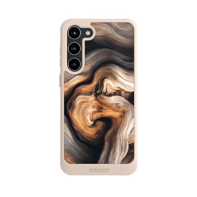 Galaxy S23 + NIVOcore Rustic Wood