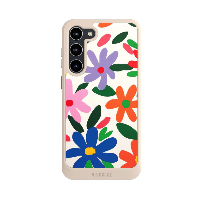 Galaxy S23 + NIVOcore Sommerblüten Illustration