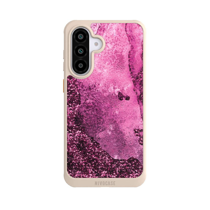 Galaxy A56 5G NIVOcore Pink Glitter Marble 2