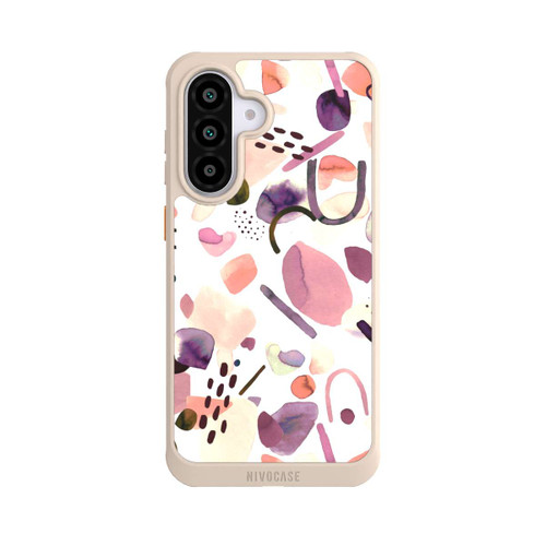 Samsung Galaxy A56 5G NIVOcore Watercolor Abstract Pieces Mauve