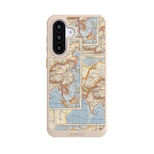Samsung Galaxy A56 5G NIVOcore World Map Vintage