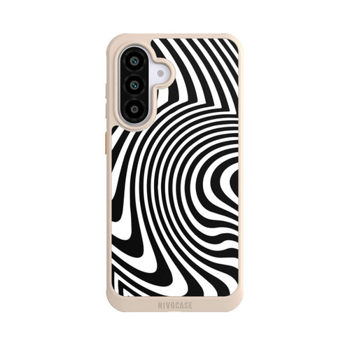Samsung Galaxy A56 5G NIVOcore Black and White Waves