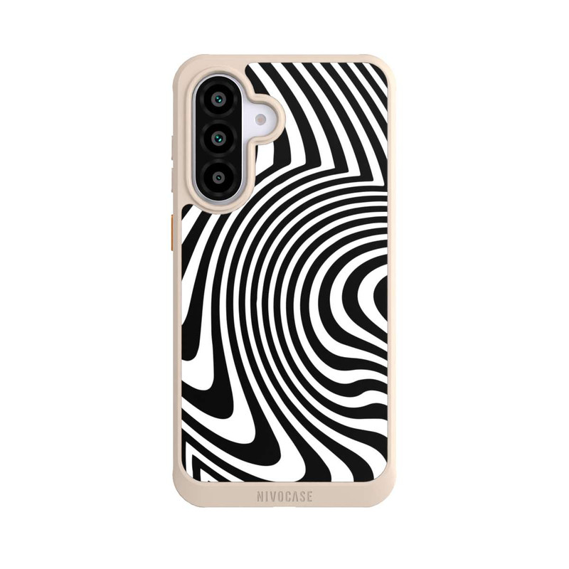 Galaxy A56 5G NIVOcore Black and White Waves