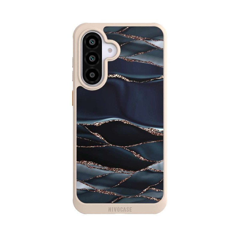 Galaxy A56 5G NIVOcore Dark Grey Stripes Golden LooK