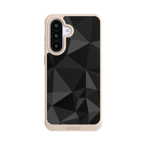 Samsung Galaxy A56 5G NIVOcore Polygon Pattern Black