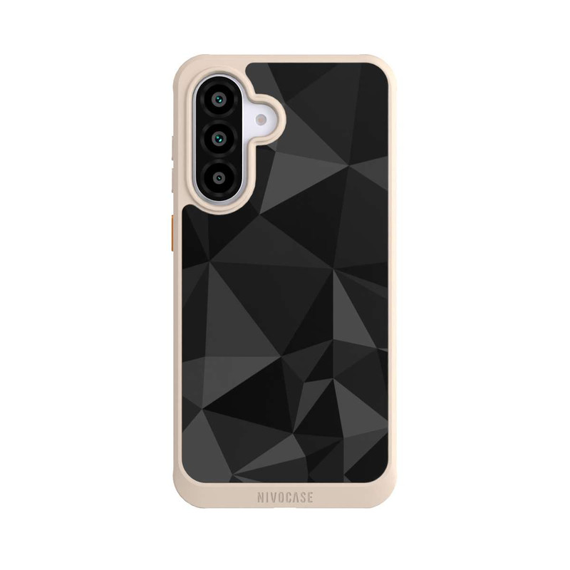 Galaxy A56 5G NIVOcore Polygon Pattern Black