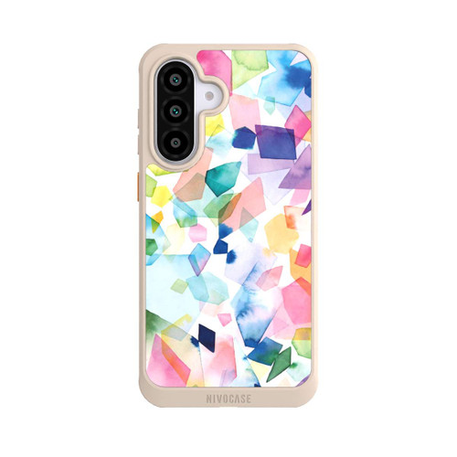 Samsung Galaxy A56 5G NIVOcore Colorful Watercolor Gems Diamonds