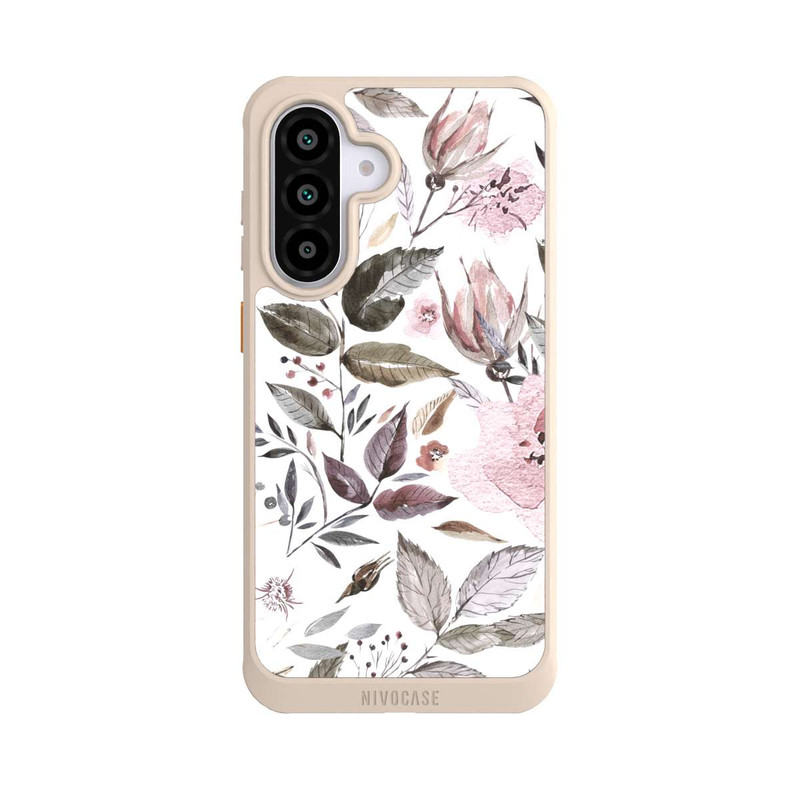 Galaxy A56 5G NIVOcore Aquarell braune Rosenblüten