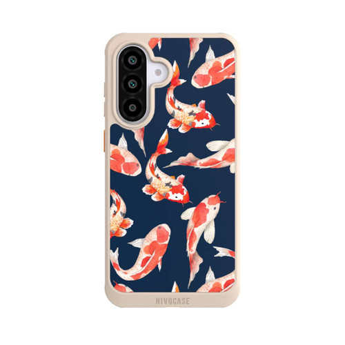 Samsung Galaxy A56 5G NIVOcore Coral Fish on Blue Background