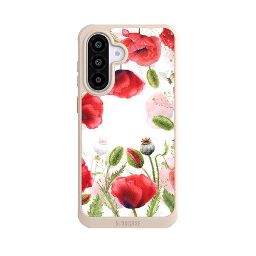 Samsung Galaxy A56 5G NIVOcore Rahmen aus Mohnblumen