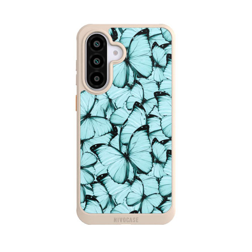 Samsung Galaxy A56 5G NIVOcore Teal Butterflies