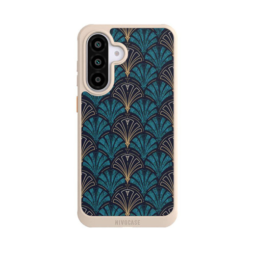 Samsung Galaxy A56 5G NIVOcore Art Deco Teal Gold Seamless